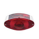 Custom Chrome Replacement DOT Has Chrome Plastic Housing Cateye Taillight Fit For Harley